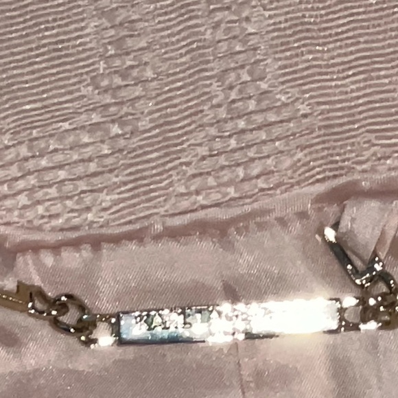 Karl Lagerfeld Pink Textured Blazer Size 10 - Picture 6 of 10